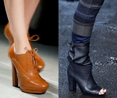 Модная женская обувь осень зима 2014: фото самой модной зимней обуви 2014 года
