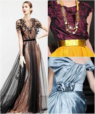Модные платья на выпускной 2013, стильные фасоны длинных и коротких платьев, фото