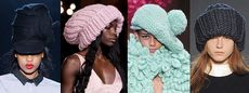 Модные вязаные шапки зима 2015: фото самых модных женских головных уборов, осень-зима 2014-2015